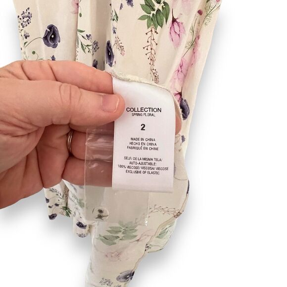 Favorite Daughter The Vineyard Dress in Spring Floral Size 2 Ivory Midi NWT $288 - Picture 7 of 11